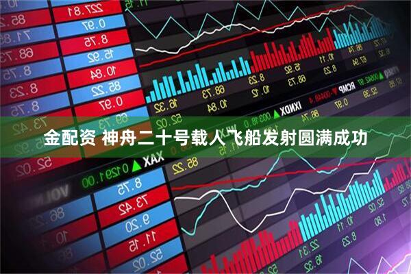 金配资 神舟二十号载人飞船发射圆满成功